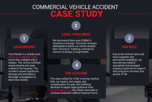 Car accident lawyer in Las Vegas Nevada case study | commercial vehicle accident case