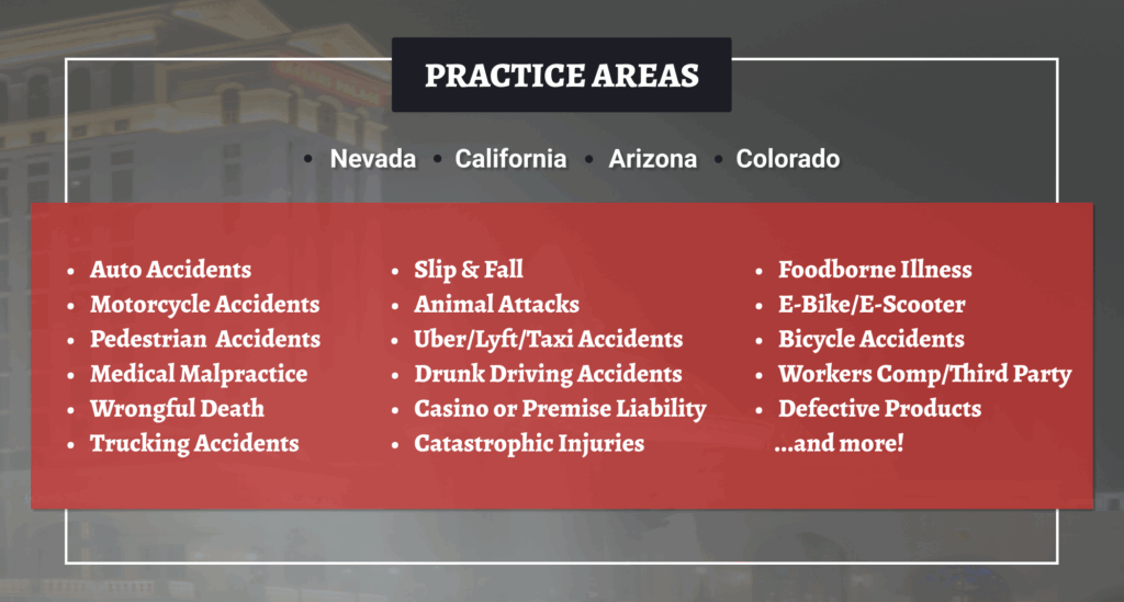 Injury Lawyer Las Vegas Practice Areas | Howard Injury Law