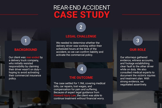 Rear-end accident case study