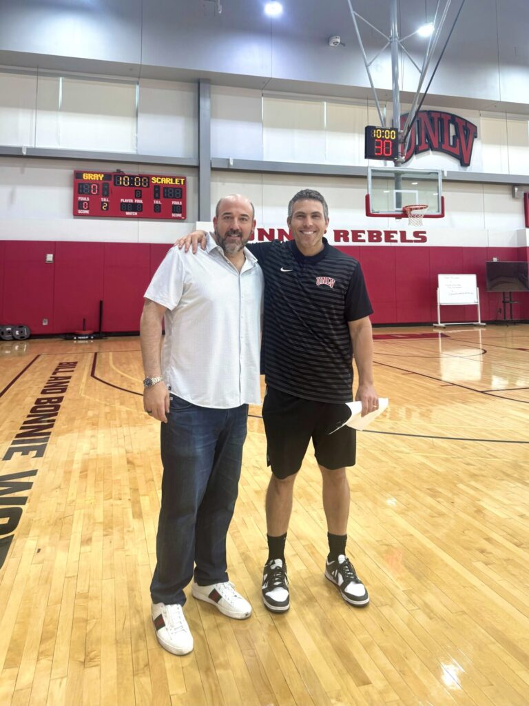 Glen Howard & Coach Pastner of UNLV Runnin' Rebels
