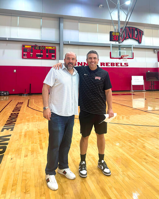 Glen Howard & Coach Pastner of UNLV Runnin_ Rebels 1