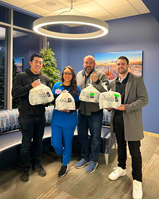 Holiday Delivery with Vegas Brunch Boys + NICU Nurse Cassandra + Glen Howard at Henderson Hospital Las Vegas 1