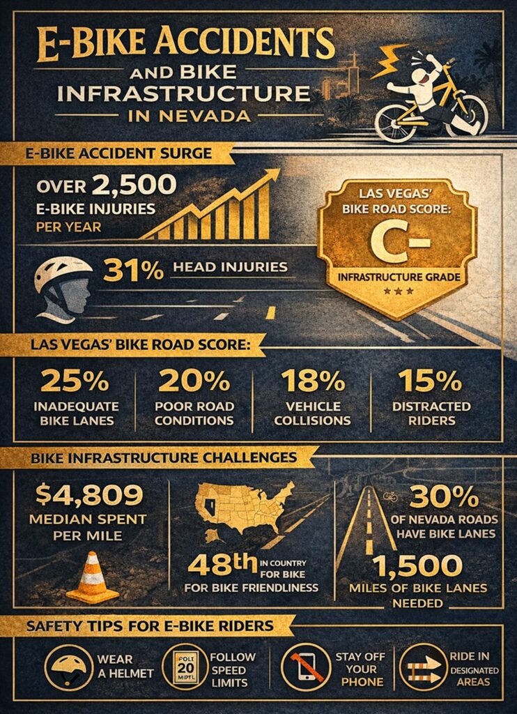 eBike accidents and infrastructure in Las Vegas, Nevada
