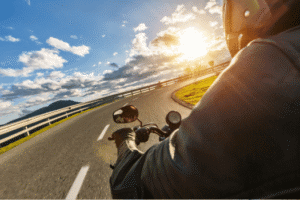 Who's at Fault in a Lane-Change Motorcycle Crash?